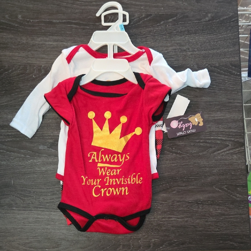 New Mon Cheri 3pc Set.  0-months